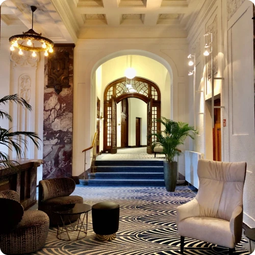 Historic Namur architecture near the hotel